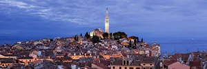 The old town and St Euphemia Church, Rovinj The old town and St Euphemia Church, Rovinj