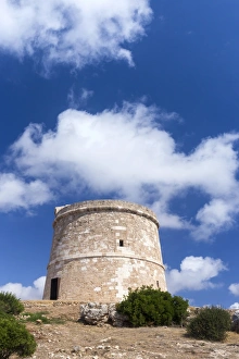 Old watchtower, Son Ganxo, Menorca, Balearic Islands, Spain Old watchtower, Son Ganxo, Menorca, Balearic Islands, Spain
