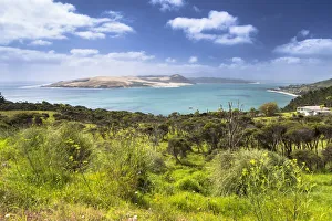 Omapere and Hokianga Harbour, Omapere, Northland Region, New Zealand Omapere and Hokianga Harbour, Omapere, Northland Region, New Zealand