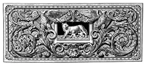 Ornament with Romulus, Remus, and the Capotoline Wolf Ornament with Romulus, Remus, and the Capotoline Wolf