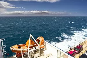 Car Ferry Gallery: Oteranga Bay, from a ferry in the Cook Strait, Makara, Wellington, Wellington Region, New Zealand