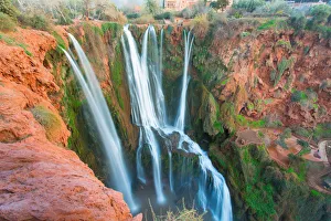 Ouzoud Waterfalls located in the Grand Atlas village of Tanaghmeilt, in the Azilal province in Morocco, Africa Ouzoud Waterfalls located in the Grand Atlas village of Tanaghmeilt, in the Azilal province in Morocco, Africa