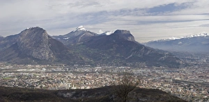 Panaramic View Of The Old Grenoble And The Centre Of Nuclear Sciences Panaramic View Of The Old Grenoble And The Centre Of Nuclear Sciences