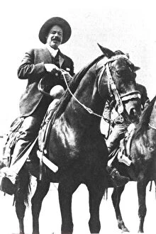 Latin Gallery: Pancho Villa On Horse