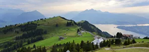 Panorama from Rigi Staffel Mountain looking towards Pilatus Mountain, Rigikulm, Switzerland Panorama from Rigi Staffel Mountain looking towards Pilatus Mountain, Rigikulm, Switzerland