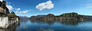 Panorama View Of Orta San Giulio, Lake Orta, Northern Italy Panorama View Of Orta San Giulio, Lake Orta, Northern Italy