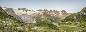 Panorama, Waxeggkees Glacier, Zemmgrund valley, Ginzling, Zillertal valley, Tyrol, Austria Panorama, Waxeggkees Glacier, Zemmgrund valley, Ginzling, Zillertal valley, Tyrol, Austria