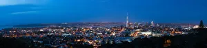 Panoramic Auckland cityscape from MT. Eden Panoramic Auckland cityscape from MT. Eden