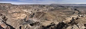 Panoramic view of Fish River Canyon Hiking Trail, Ai-Ais Richtersveld Transfrontier Park, Karas Region, Namibia Panoramic view of Fish River Canyon Hiking Trail, Ai-Ais Richtersveld Transfrontier Park, Karas Region, Namibia
