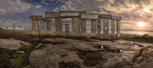 Parque de los Menhires in La Coruna city, Galicia Parque de los Menhires in La Coruna city, Galicia