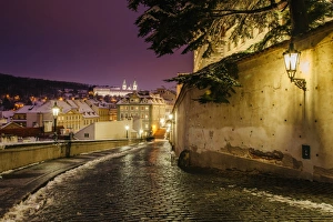 Pebbled road in the historical centre of Prague, Czech Republic Pebbled road in the historical centre of Prague, Czech Republic
