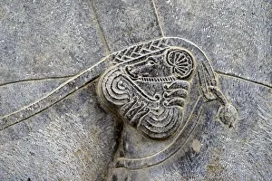 Persepolis, a decorated scabbard Persepolis, a decorated scabbard