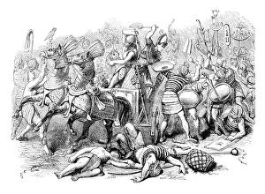 Pharaoh Apries on chariot at war in Egypt Pharaoh Apries on chariot at war in Egypt