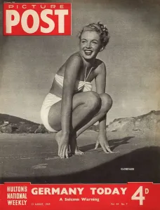 Marilyn Monroe Beach Print, 1949