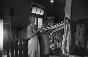 Northern Ireland Industry Prints: Flax Worker