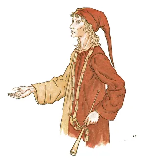 Images Dated 15th January 2019: The Pied Piper of Hamelin asking to be paid