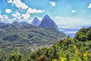 Hamilton Gallery: The Pitons, Soufrière, St Lucia