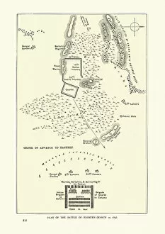 Battle Maps and Plans Gallery: Plan of the Battle of Hasheen March 20th 1885, Mahdist War