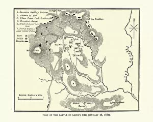 Battle Maps and Plans Gallery: Plan of Battle of Laings Nek, First Boer War