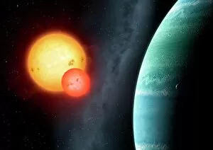 Horizontal Image Gallery: Planet around binary star Kepler-453