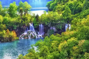 Foliage Collection: Plitvice Lakes National Park, Central Croatia