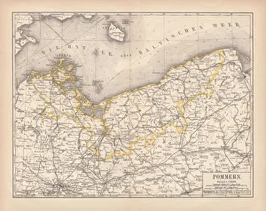 Pomerania, lithograph, lithograph, published in 1878 Pomerania, lithograph, lithograph, published in 1878