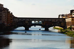 Ponte Vecchio Bridge, Reflections, Florence, Italy Ponte Vecchio Bridge, Reflections, Florence, Italy