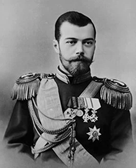 Czar Collection: Portrait of Czar Nicholas II