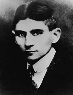Austrian Collection: Portrait of Franz Kafka