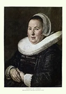 Portrait of a Woman, by Frans Hals, 17th Century Portrait of a Woman, by Frans Hals, 17th Century