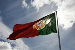 Backlit Gallery: Portuguese flag, Portugal, Europe