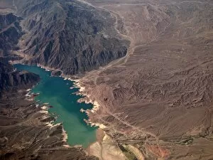 Travel Imagery Gallery: Potrerillos reservoir lake in Argentina