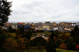 Princes Street and Newtown, Edinburgh, United Kingdom Princes Street and Newtown, Edinburgh, United Kingdom