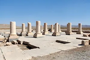 Private Palace ruins at Pasargad archaeological site, Iran Private Palace ruins at Pasargad archaeological site, Iran