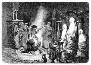 Nastasic Images & Illustrations Gallery: The Pythia foretells the Oracle of Delphi