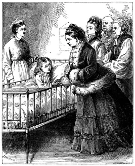 Queen Victoria visiting the London Hospital Queen Victoria visiting the London Hospital