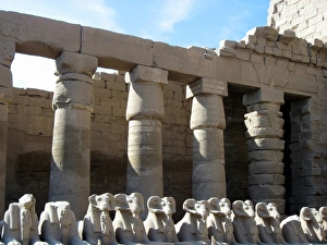 Ram-headed Sphinxes, Karnak temple, Egypt Ram-headed Sphinxes, Karnak temple, Egypt