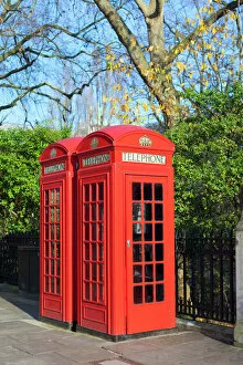 Images Dated 30th November 2012: Red telephone boxes, London, England, United Kingdom, Europe