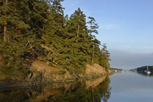 Reid Harbor in a calm evening, Stuart Island, San Juan Islands, Washington State, USA Reid Harbor in a calm evening, Stuart Island, San Juan Islands, Washington State, USA