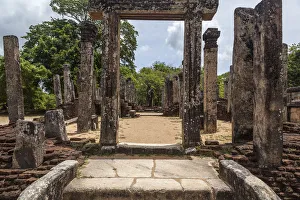 Remains of the Atadage in Polonnaruwa Quadrangle Remains of the Atadage in Polonnaruwa Quadrangle