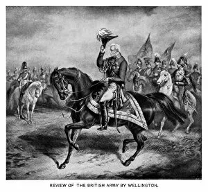 Review of the British Army by the Duke of Wellington