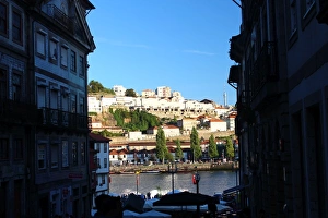 Ribeira district in Porto from Vila Nova de Gaia Ribeira district in Porto from Vila Nova de Gaia