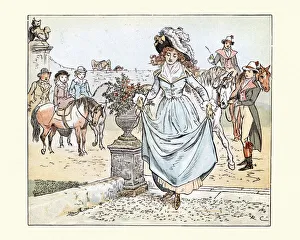 Ride a cock horse to Banbury Cross, the Fine Lady, Victorian Nursery rhyme Ride a cock horse to Banbury Cross, the Fine Lady, Victorian Nursery rhyme