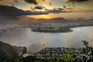 Images Dated 11th June 2014: Rio de Janeiro at Sunset