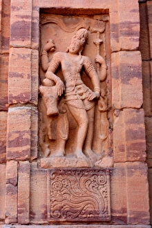 Rishabaroodar Lord Shiva on Virupaksha Temple Wall Rishabaroodar Lord Shiva on Virupaksha Temple Wall