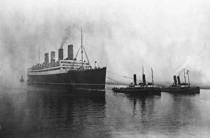 Topical Press Agency Gallery: RMS Aquitania