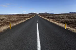 Road no. 36, between Selfoss and Pingvellir, Iceland Road no. 36, between Selfoss and Pingvellir, Iceland