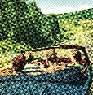Images Dated 1st October 2003: Road trip in convertible
