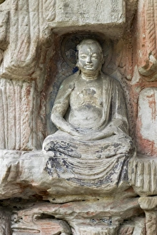 Rock Carving, Beishan, Dazu, Chongqing, China Rock Carving, Beishan, Dazu, Chongqing, China