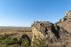 Toliara Gallery: Rocks, wide landscape, Isalo National Park, at Ranohira, Madagascar